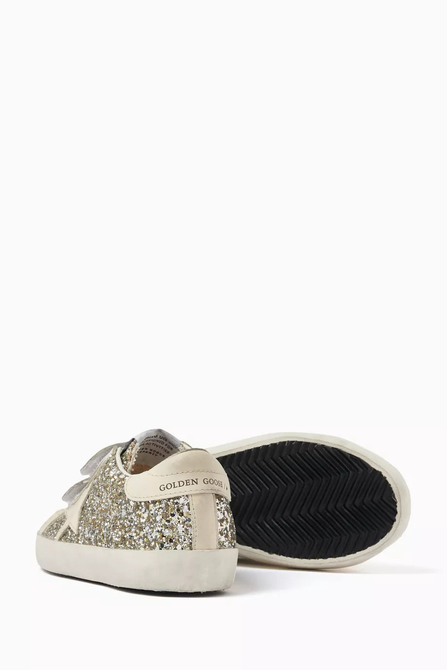 Golden Goose Old School Glitter Upper Leather Star A