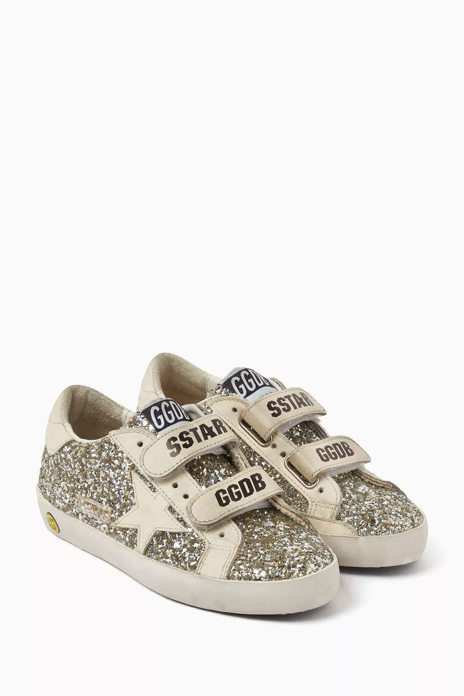 Golden Goose Old School Glitter Upper Leather Star A