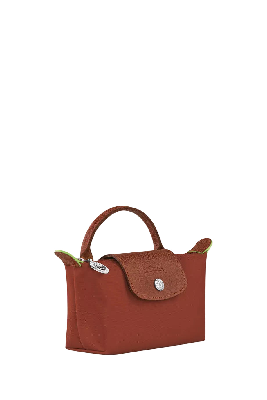 Longchamp Le Pliage Green Pouch with Handle - O\S, Brown
