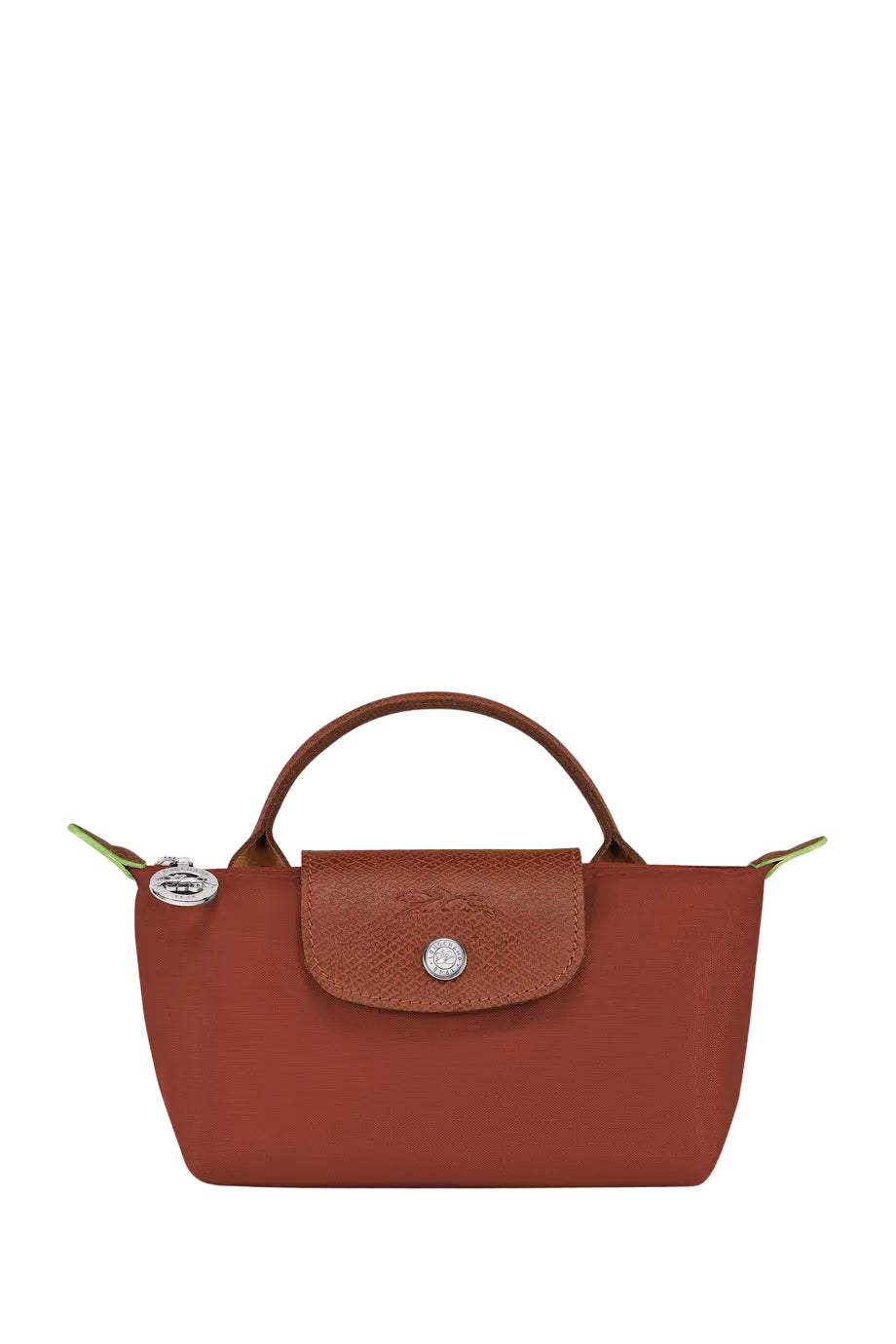 Longchamp Le Pliage Green Pouch with Handle - O\S, Brown