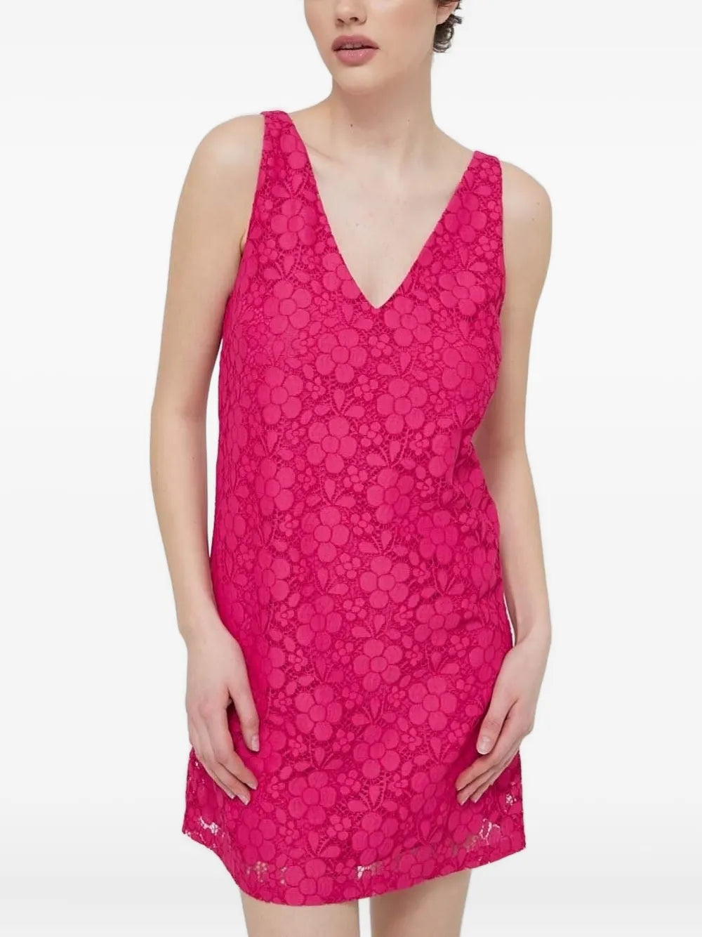 Desigual floral mini dress Pink