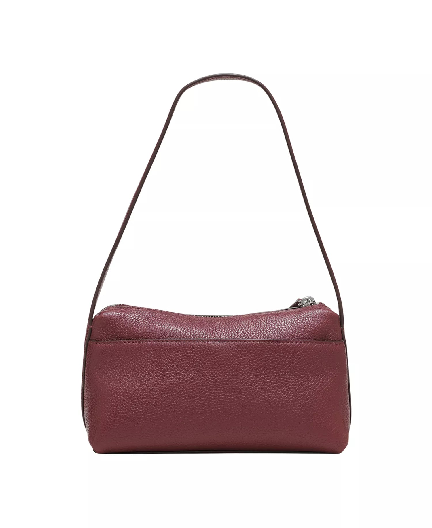 DKNY Lena Top Zip Shoulder Bag – Burgundy