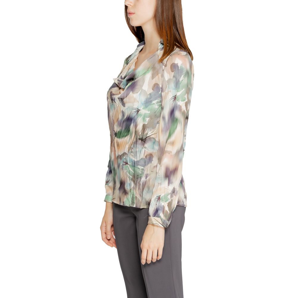 Rinascimento Bicolor Polyester Blouse