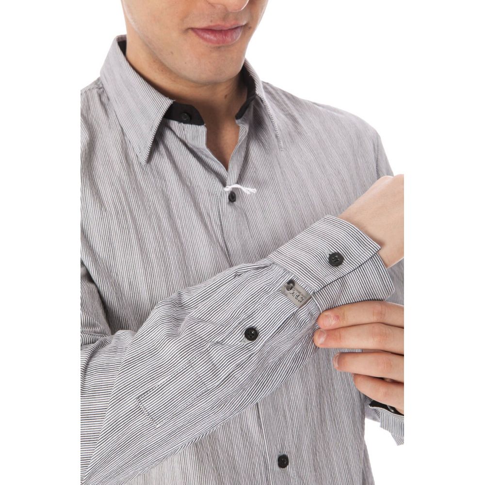 Costume National White Cotton Men's Shirt