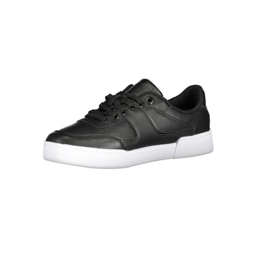 Tommy Hilfiger  Black Polyester Women Sneaker