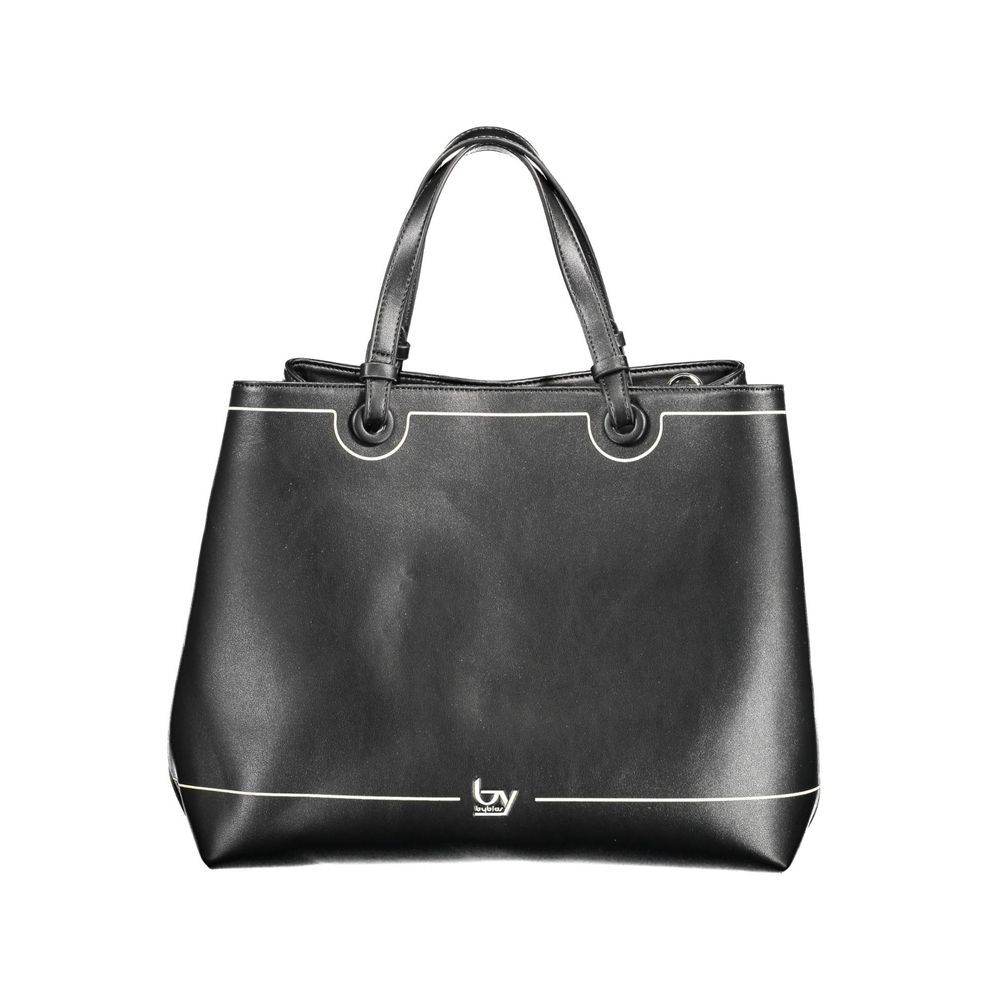 BYBLOS Black Polyurethane Women Handbag