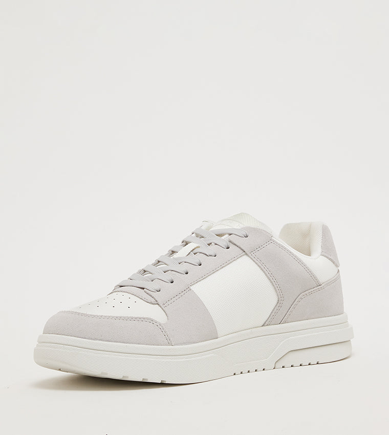 Tommy Hilfiger White Polyurethane Men Sneaker