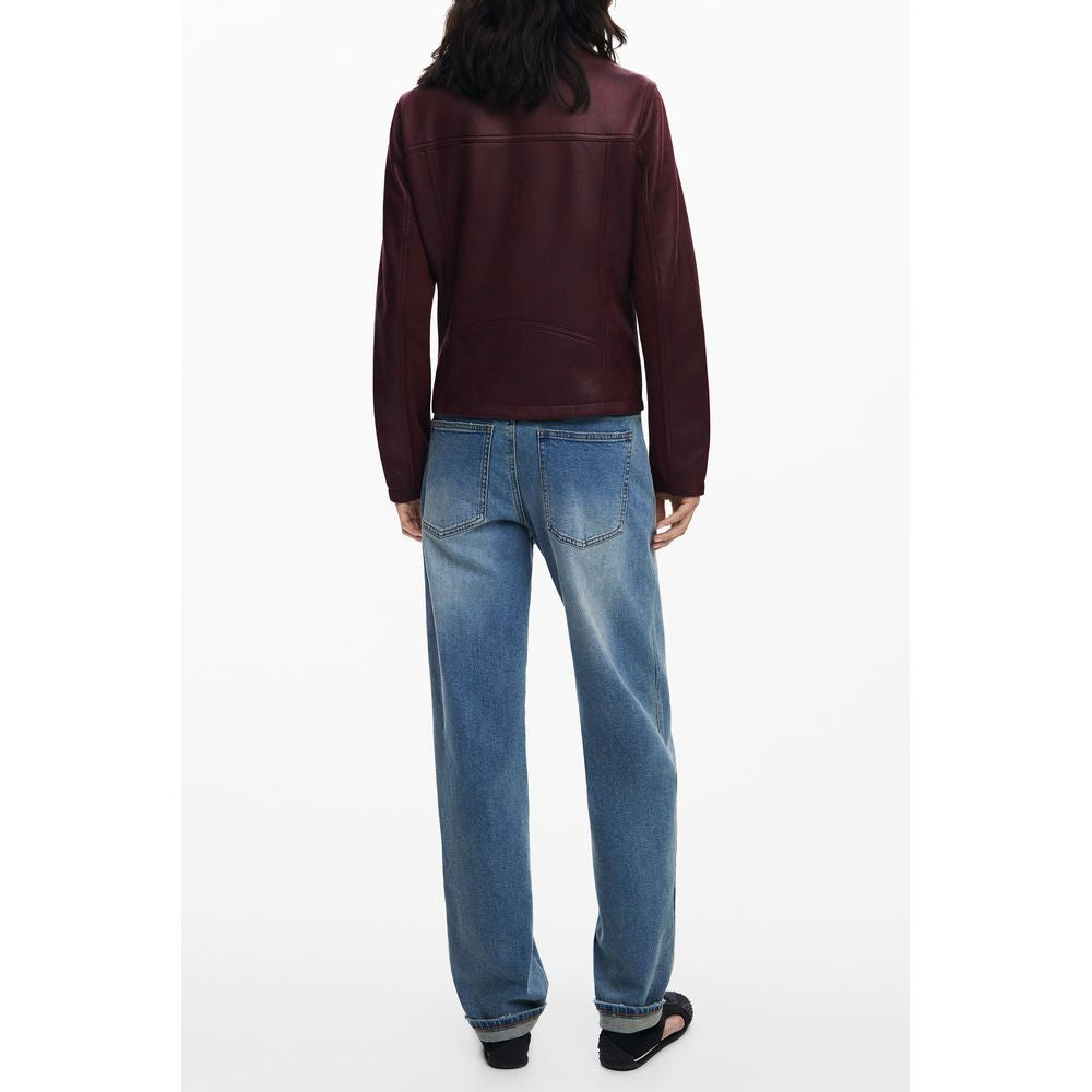 Desigual Red Polyester Women's Jacket