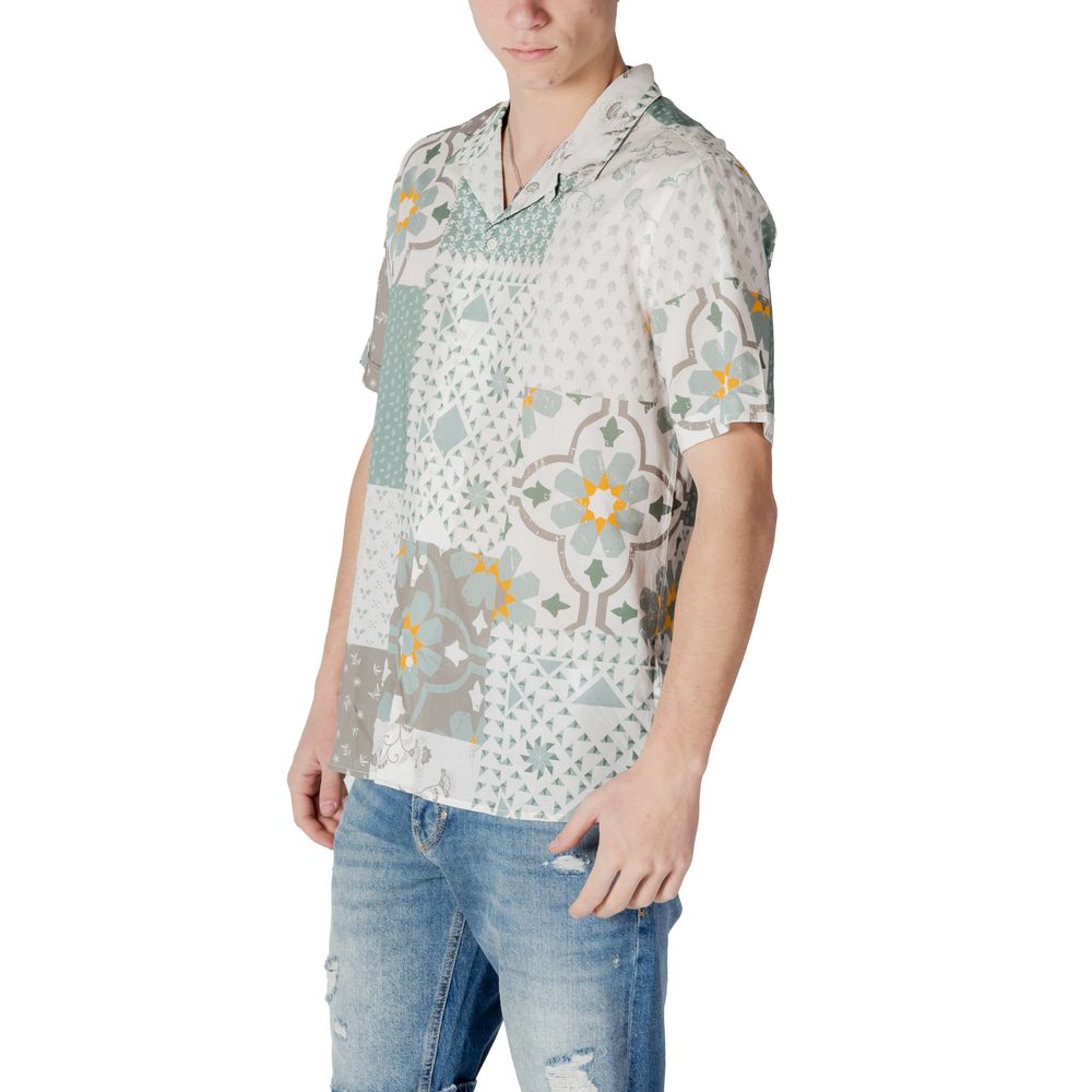 Antony Morato Bicolor Viscose Shortsleeve Shirt