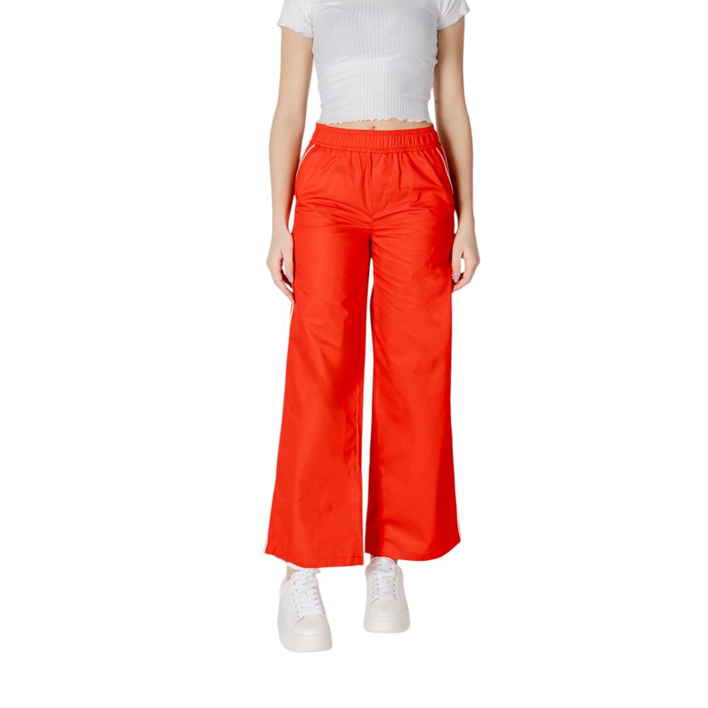 Only Multicolor Cotton Casual Pants