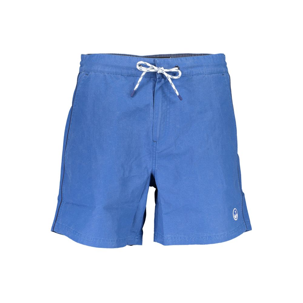 North Sails Blu Polyester Men's Swim Trunk