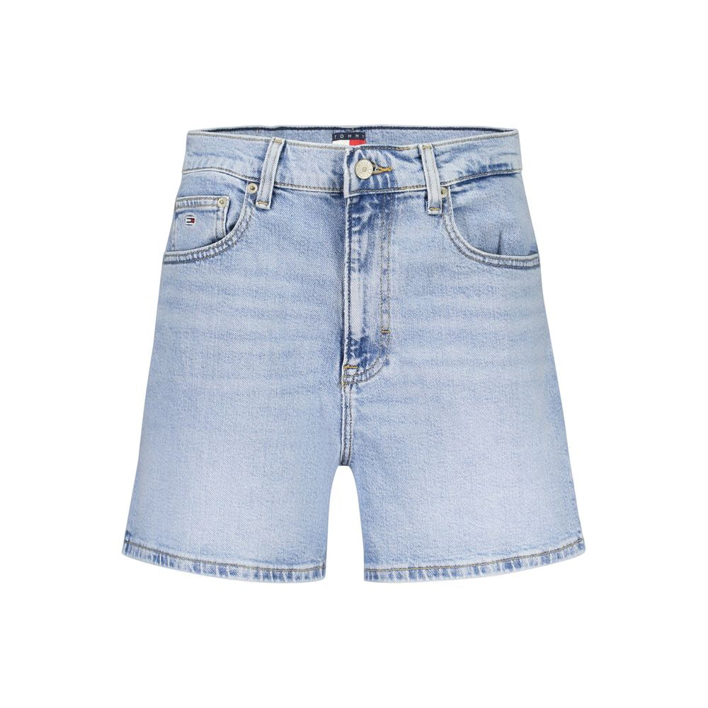 Tommy Hilfiger Azzurro Cotton Women Short