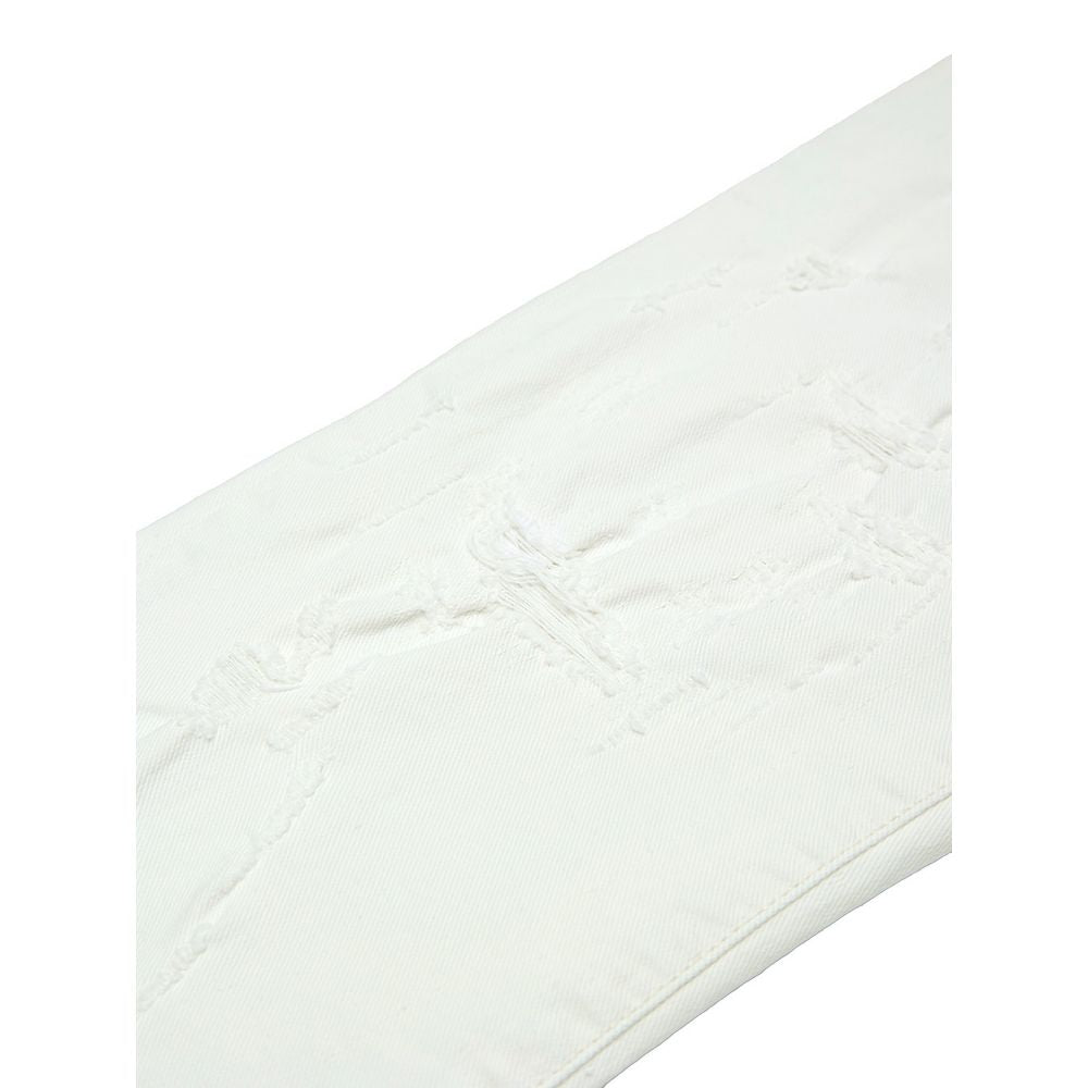 Jacob Cohen White Cotton Skinny Jeans