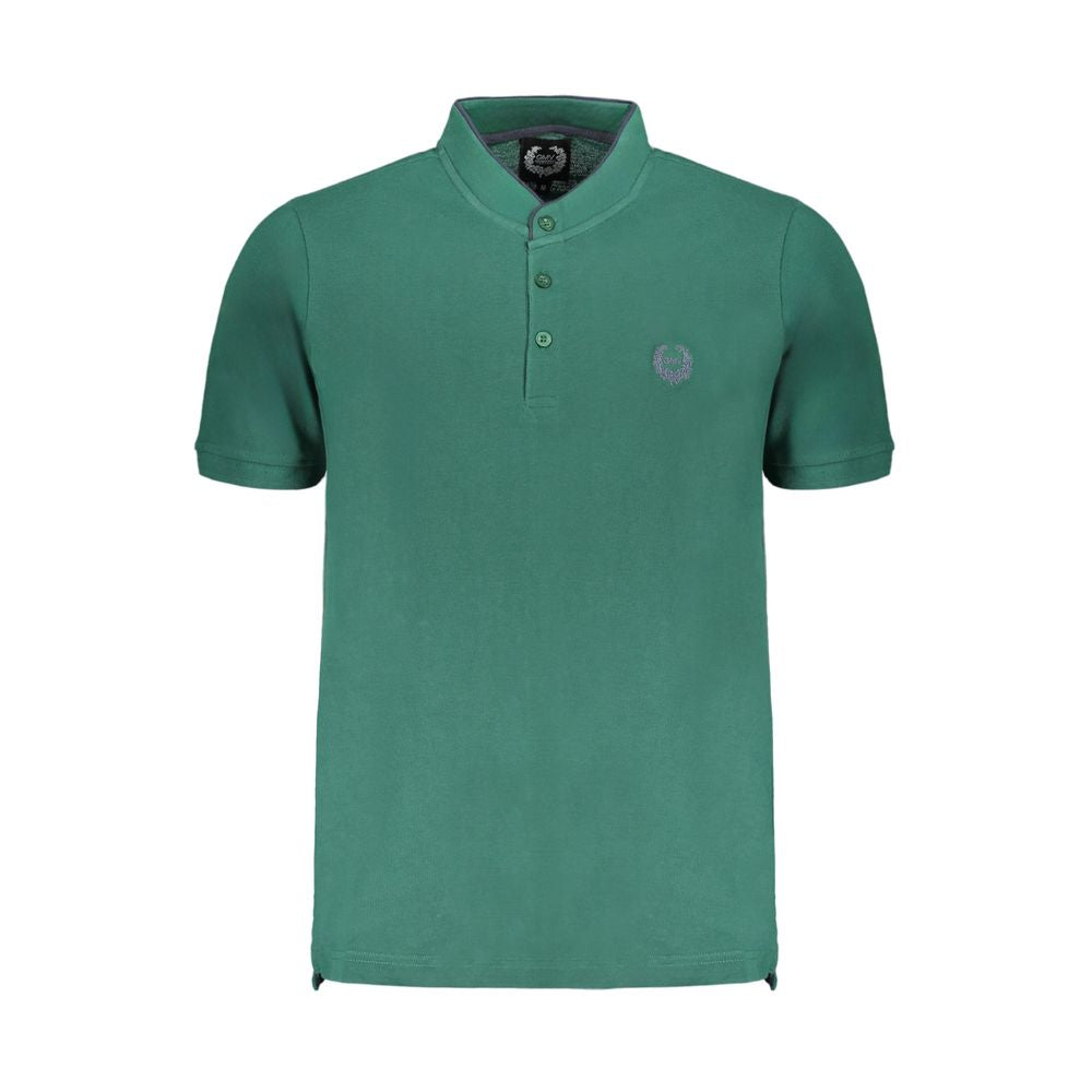 Gianmarco Venturi Verde Cotton Men Polo Shirt