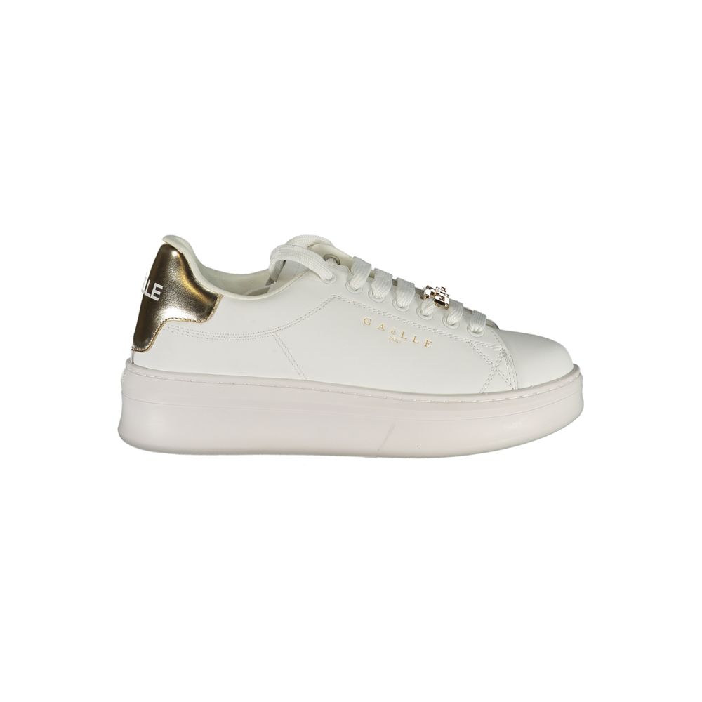 Gaelle Paris Bianco Poliuretano Women Sneaker
