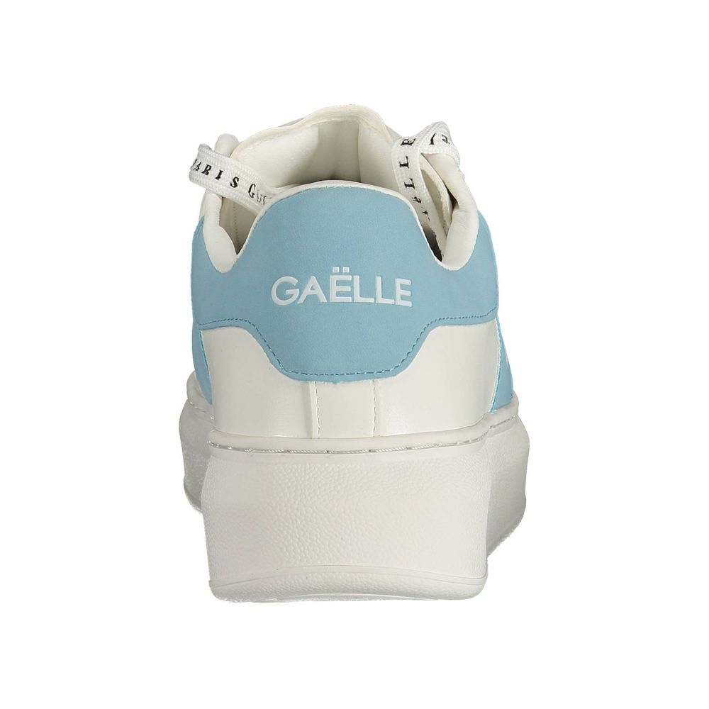 Gaelle Paris Bianco Polyurethane Women Sneaker