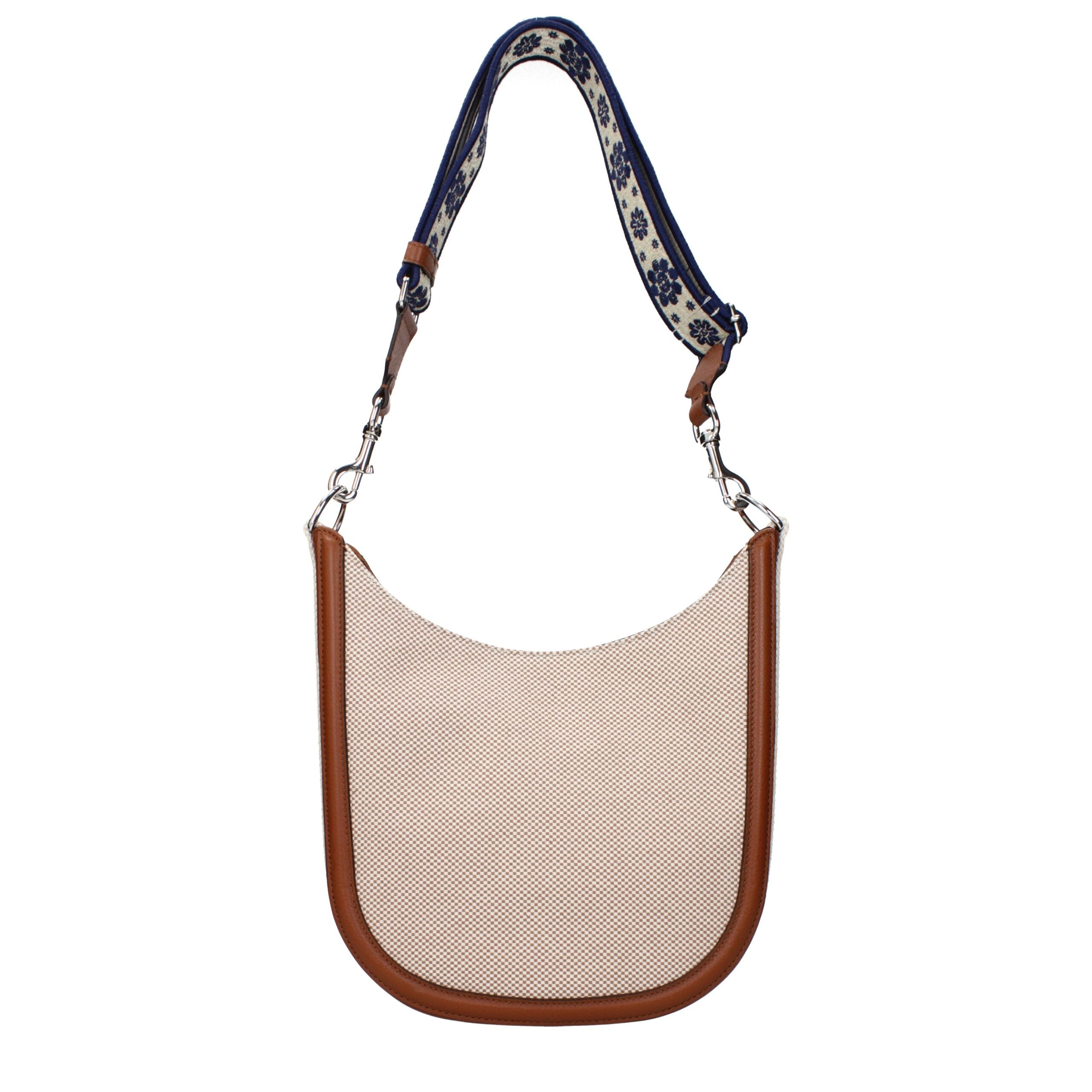 Valentino Garavani Beige Fabric Crossbody Bag