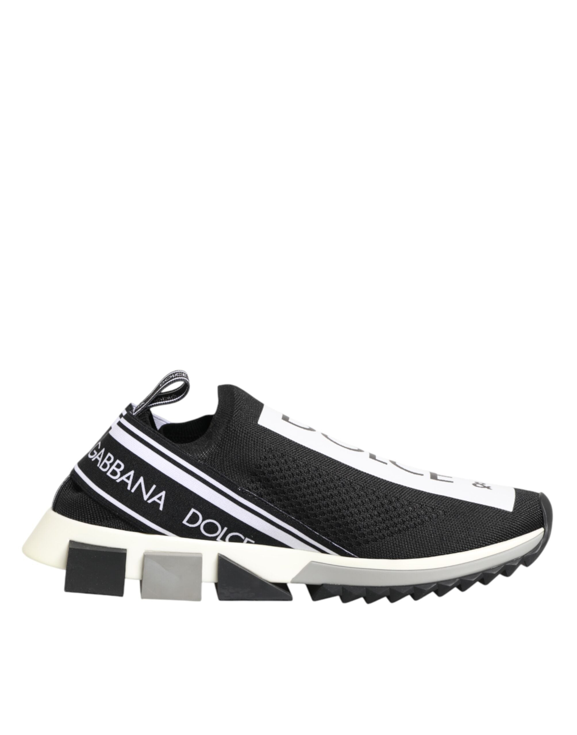 Dolce & Gabbana Black Slip On Sorrento Men Sneakers Shoes