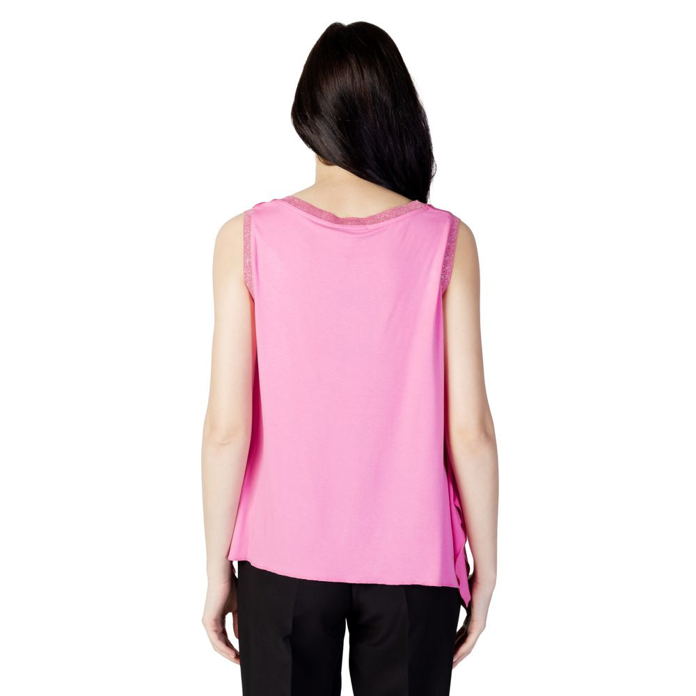 Hanny Deep Multicolor Polyester Tank Tops