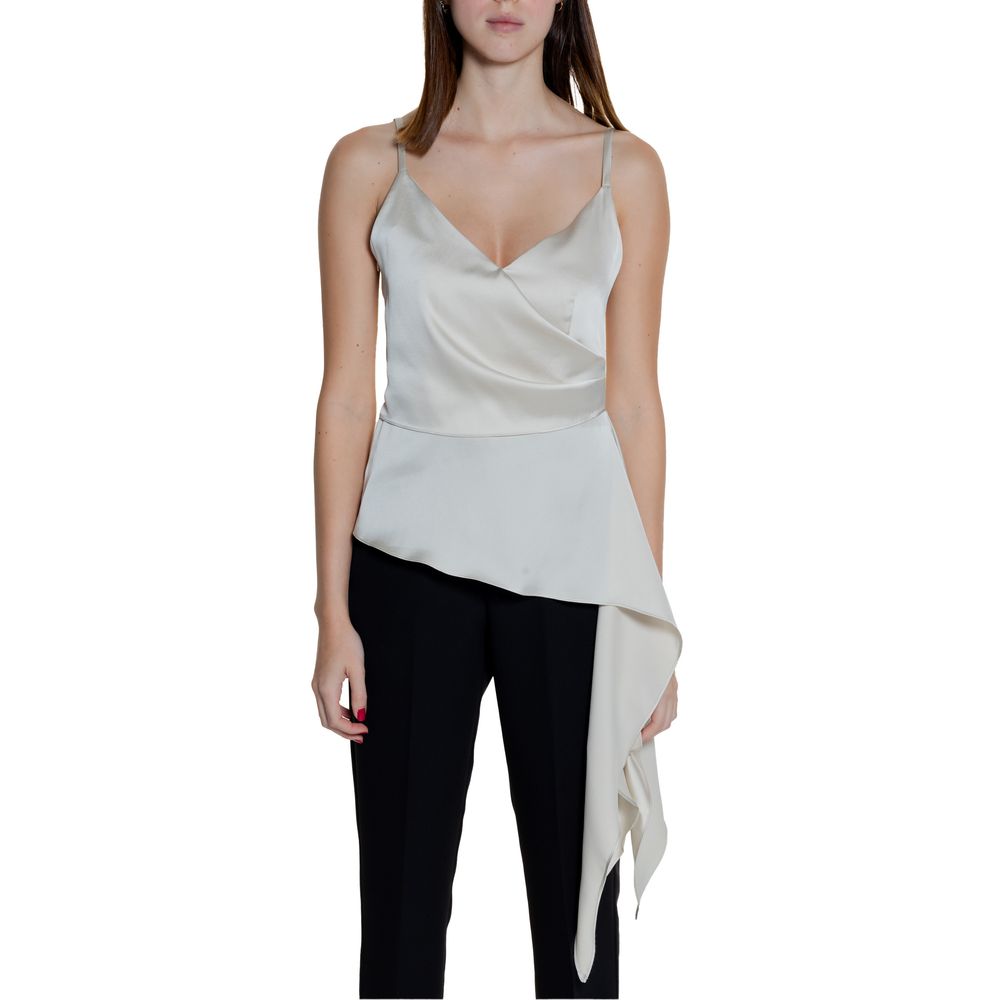 Silence Beige Polyester Top
