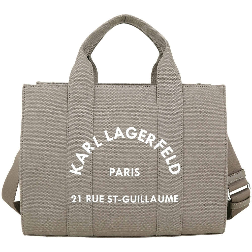 Karl Lagerfeld Canvas Tote - Grey