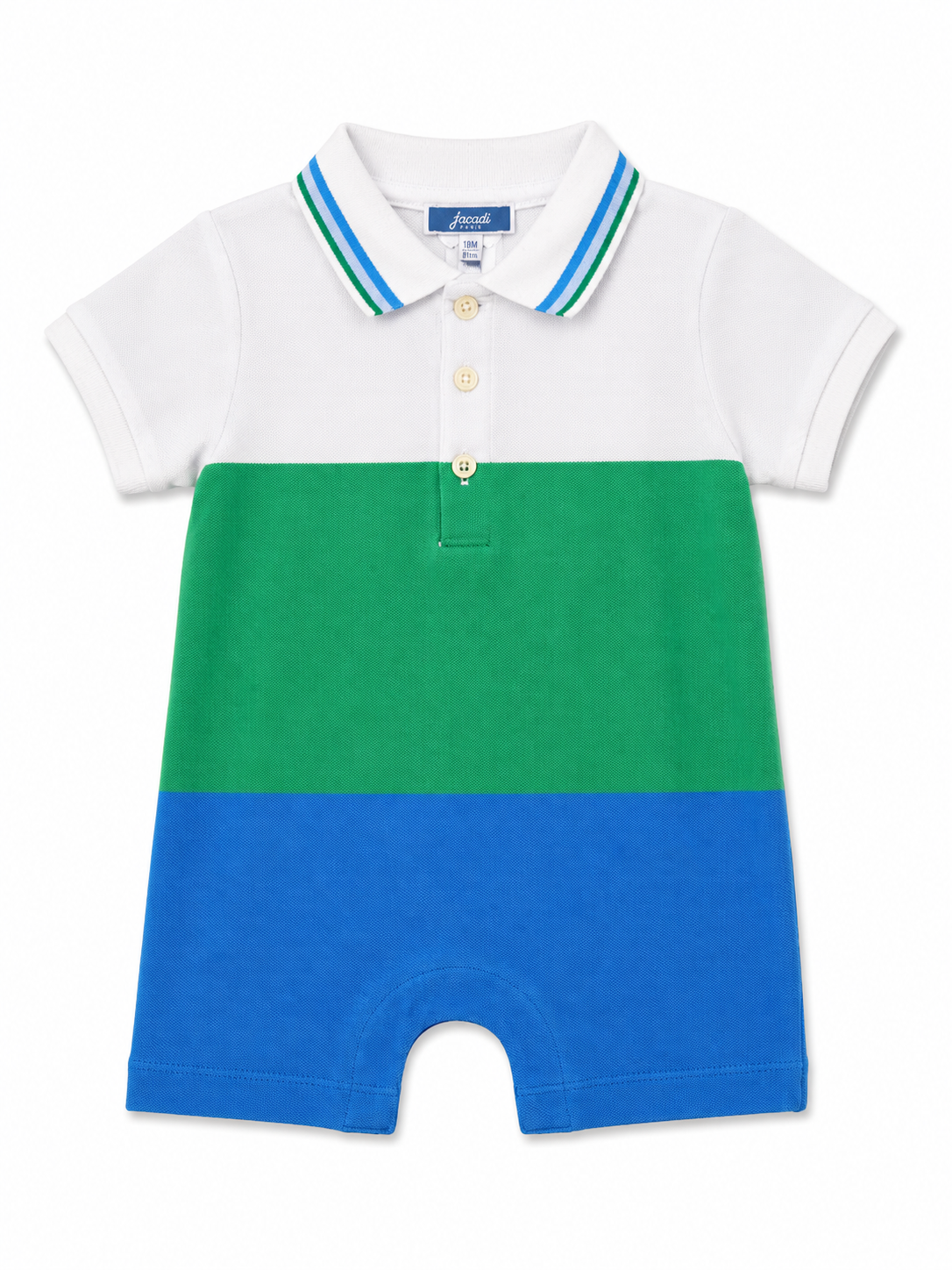 Jacadi Short et Bermuda Autruche - Blanc/Vert