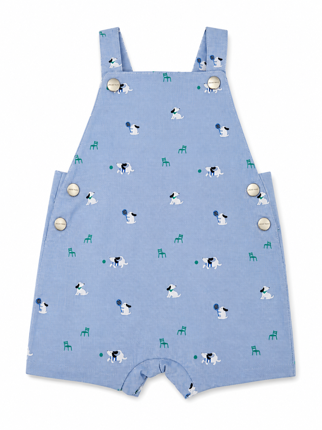 Jacadi Salopette courte Afin - Bleu/Multico