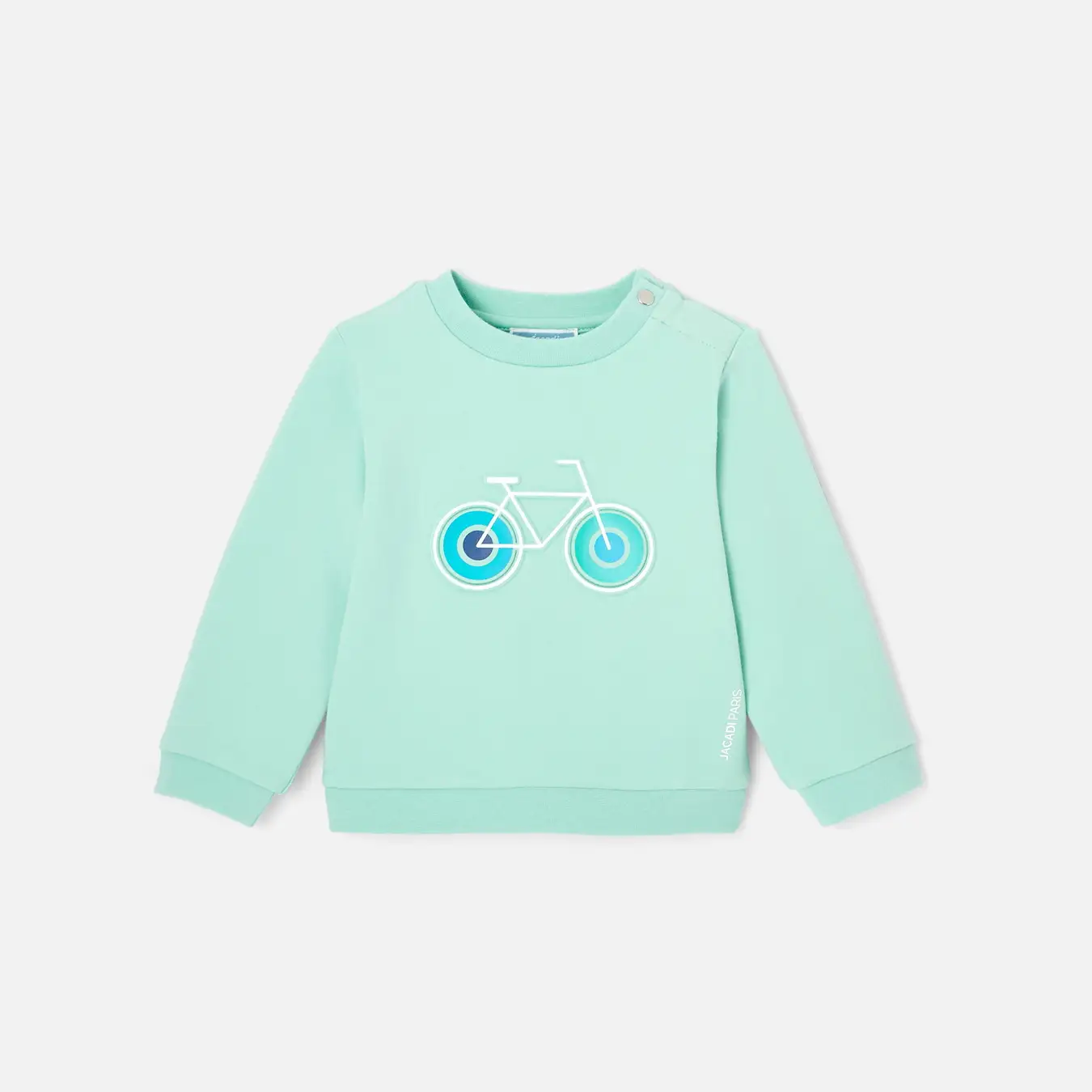 Jacadi Sweat Ferme Averse Bleu D'eau