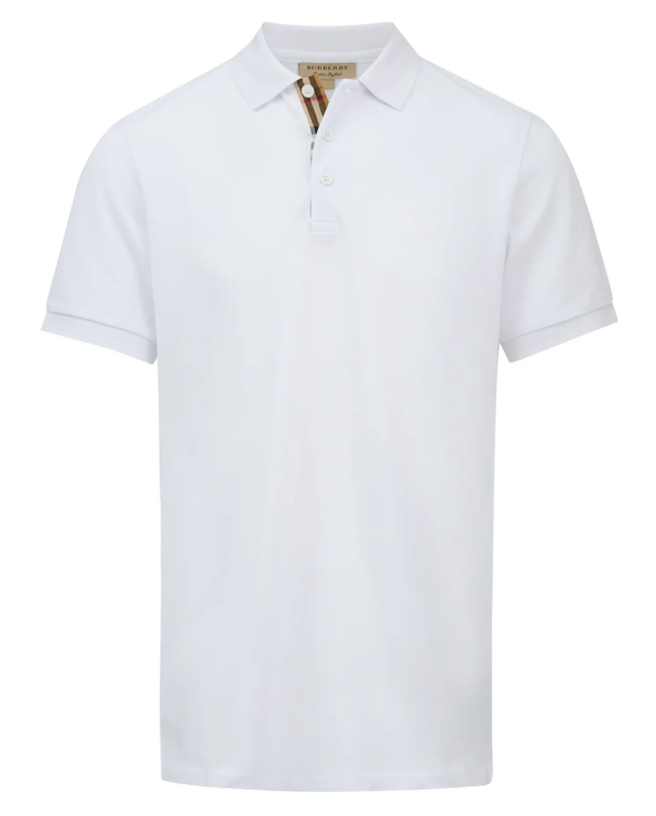 Burberry Hartford Classic Cotton Polo - White