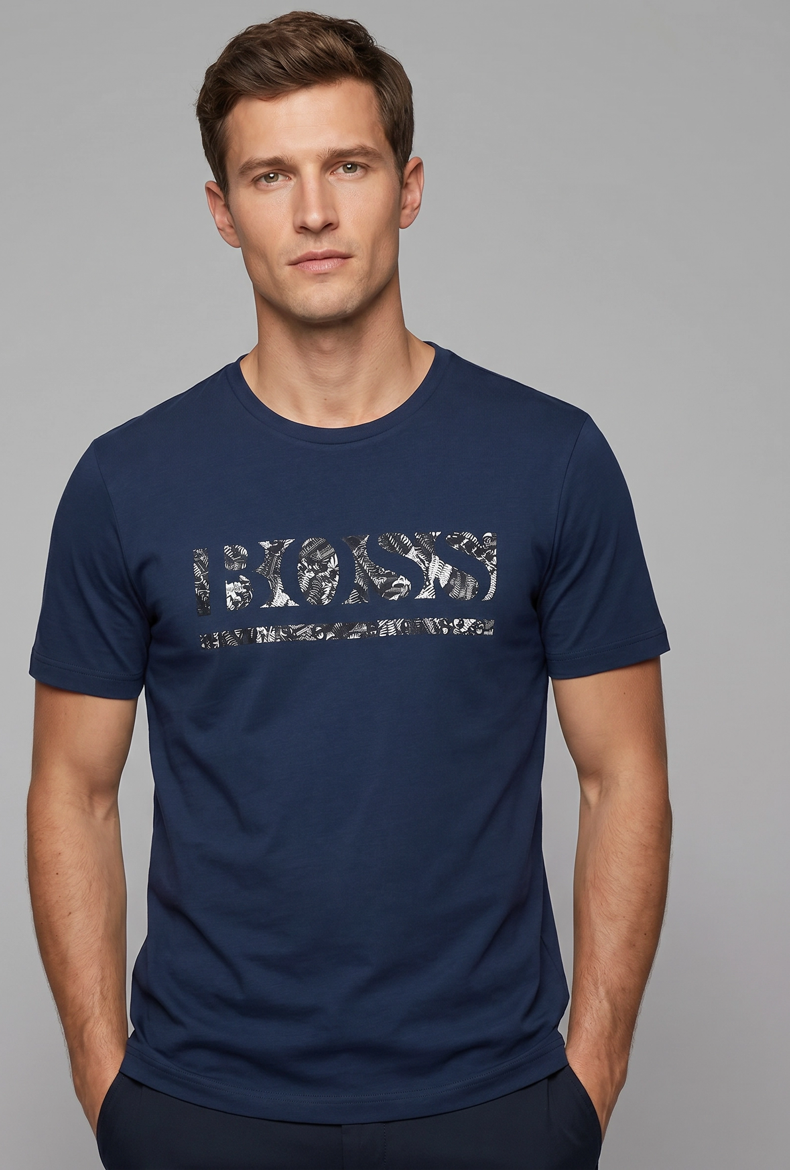 Hugo Boss Tee 1 T-shirt - Navy