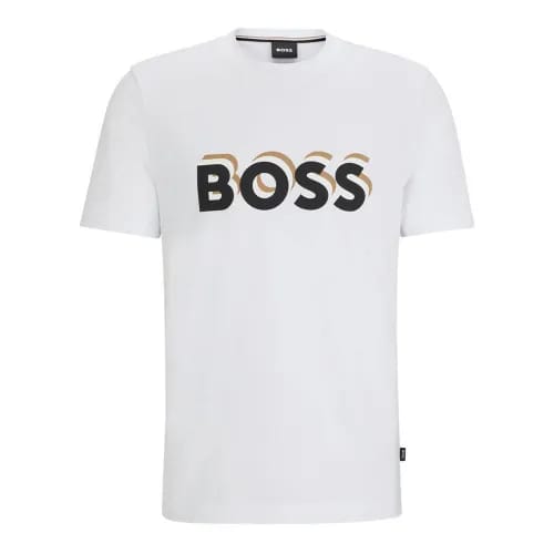 Hugo Boss Subtle Logo - White