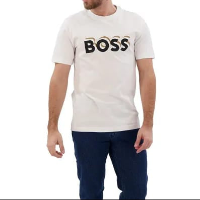 Hugo Boss Subtle Logo - White