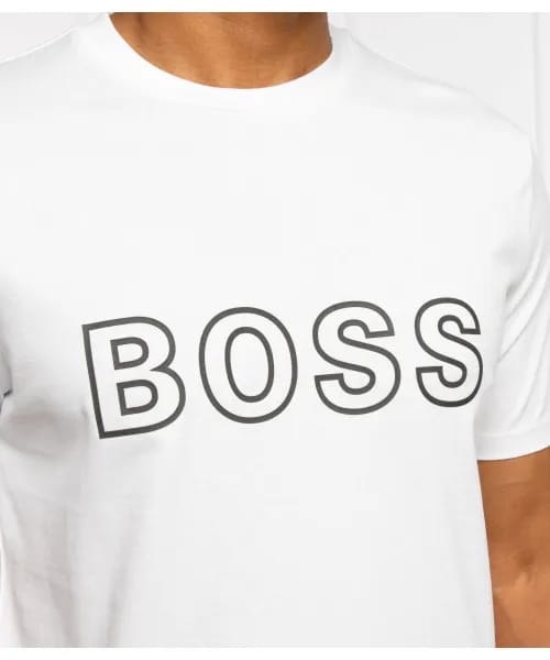 Hugo Boss Subtle Logo - White
