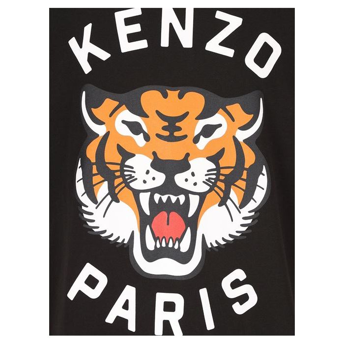 Kenzo T-shirt Lucky Tiger - Black