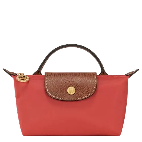 Longchamp Le Pliage Original Pouch with Handle - O\S, Red