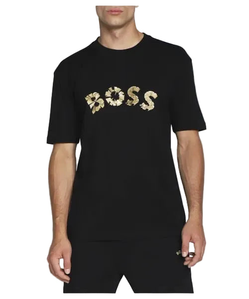 Hugo Boss Gold Logo - Black