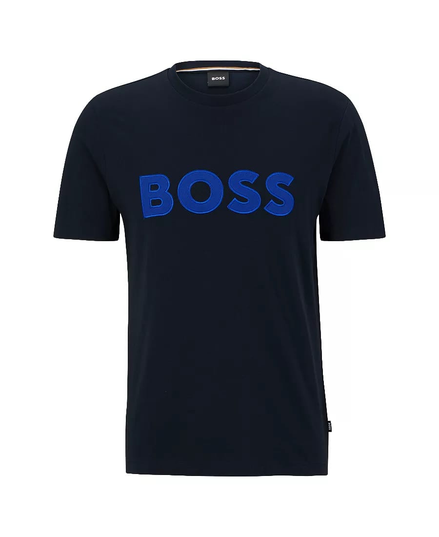 Hugo Boss 3D-Effect Blue Logo - Navy