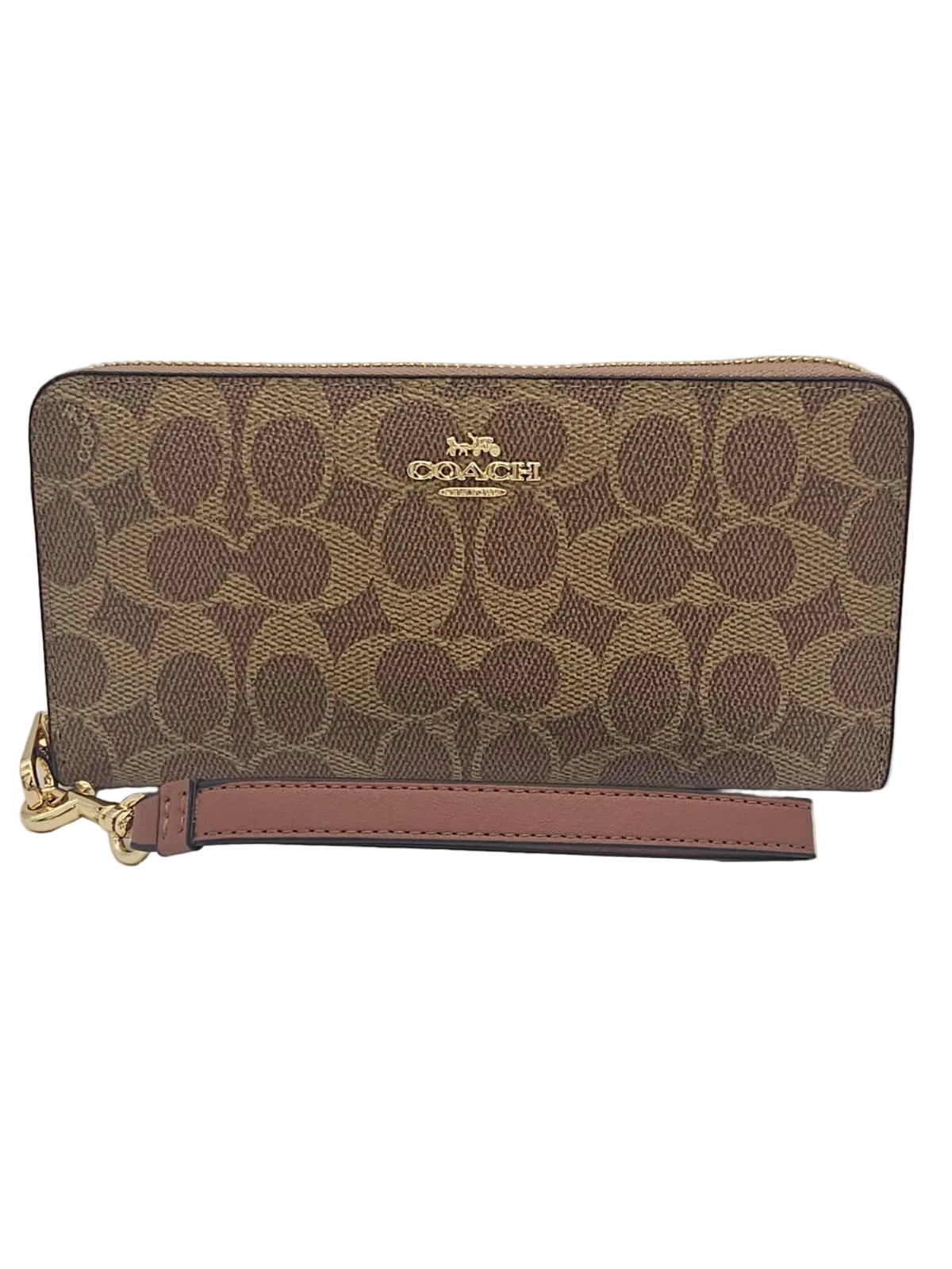 Coach Wallet - Brown/Gold