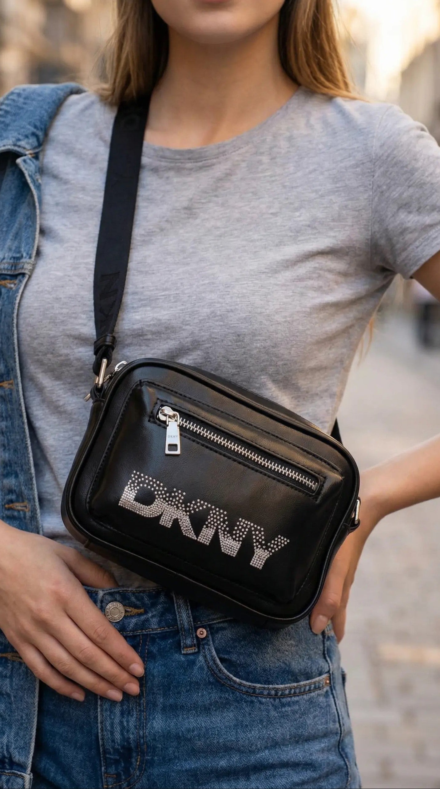 DKNY Cross Body Bag - Black