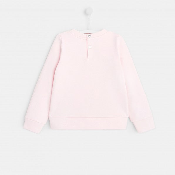 Jacadi Sweat Ferme Gary Rose Poudre