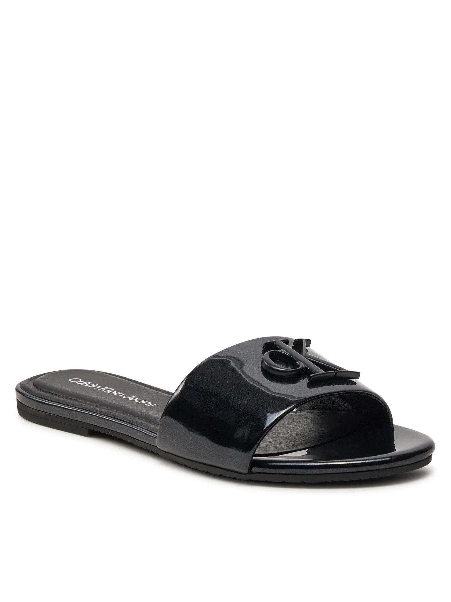 Calvin Klein Jeans Flat Sandal Slide MG MET - Black