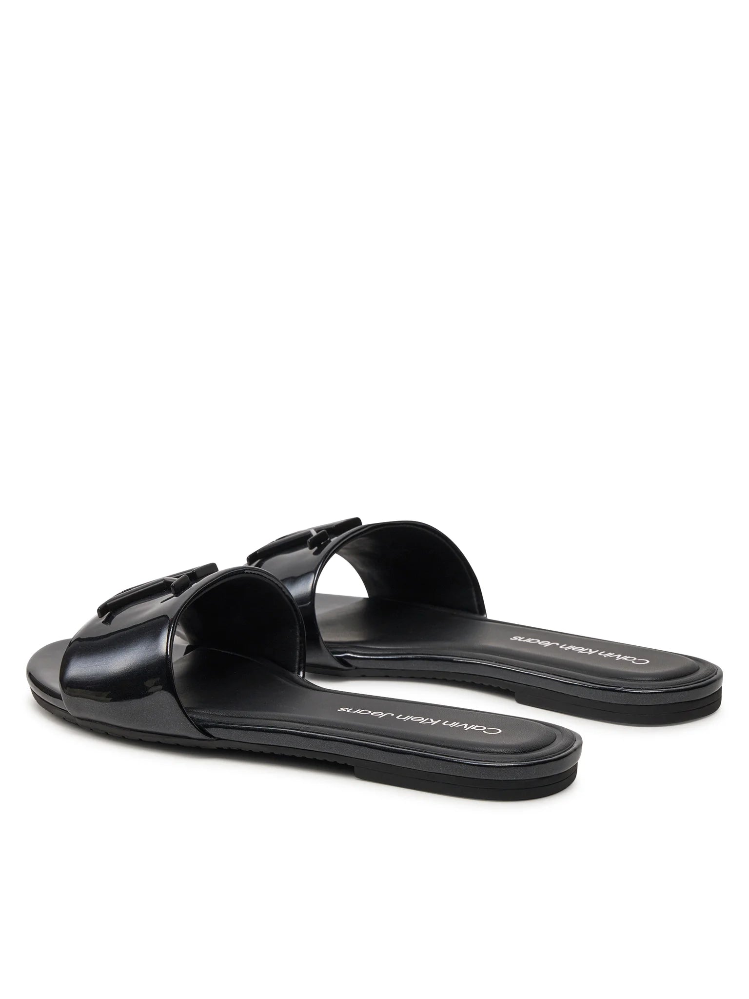 Calvin Klein Jeans Flat Sandal Slide MG MET - Black