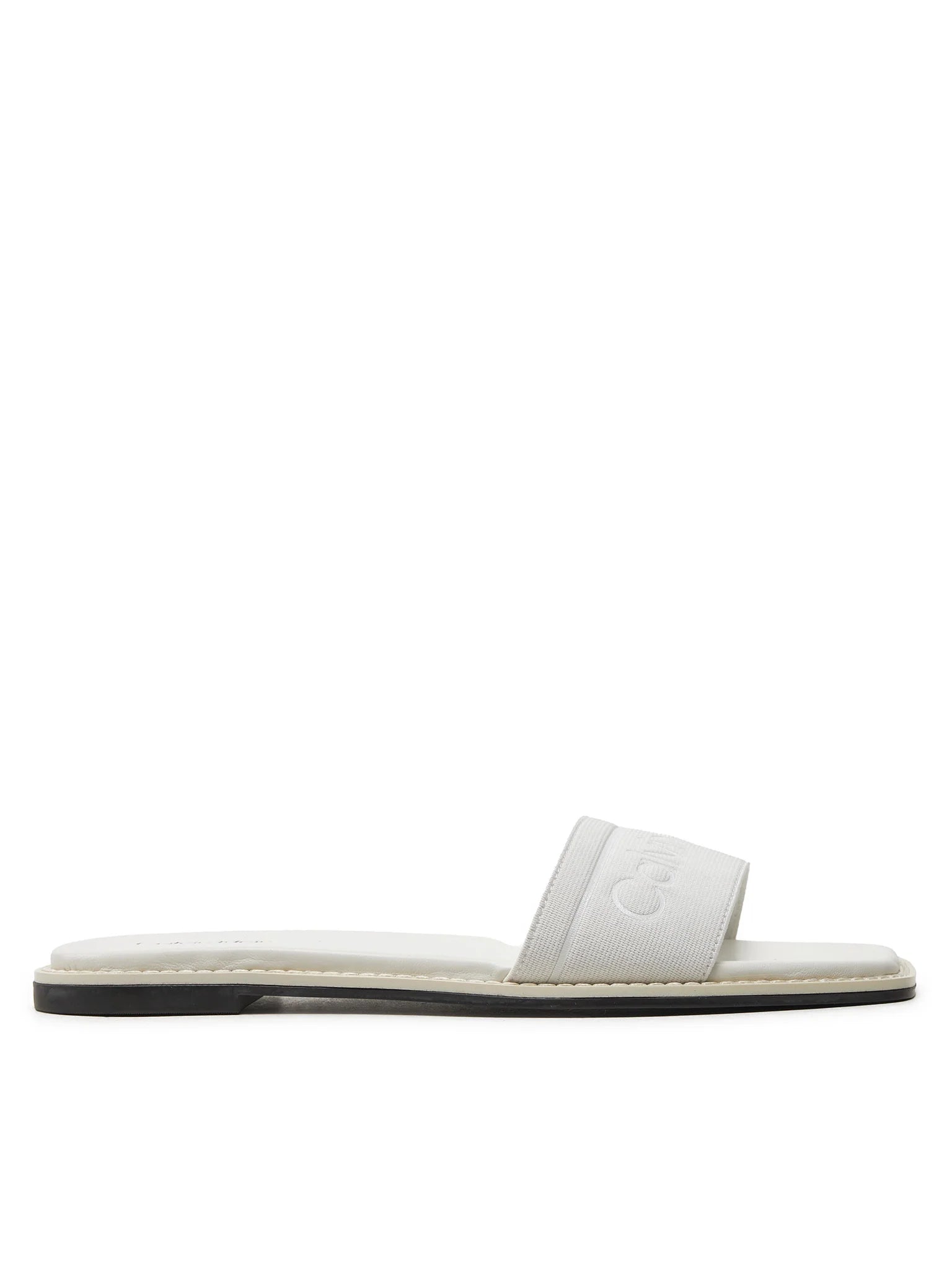 Calvin Klein Flat Slide HE - White