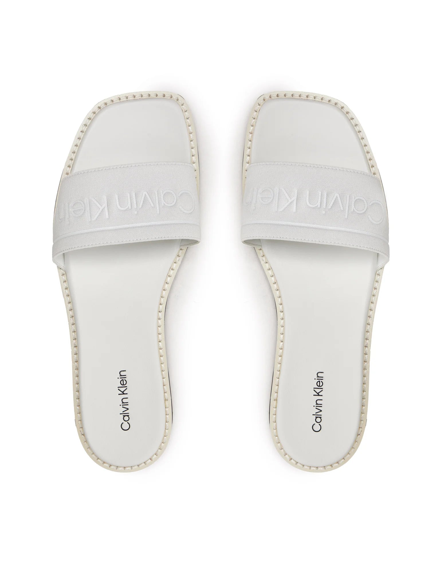 Calvin Klein Flat Slide HE - White