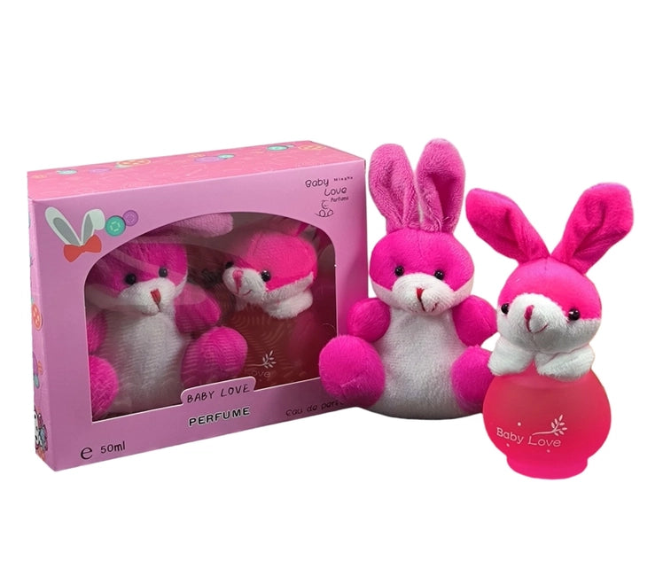 Baby Love Fragrance Gift Set (Soft Toy Pink Bunny + Eau de Parfum 50 ml)