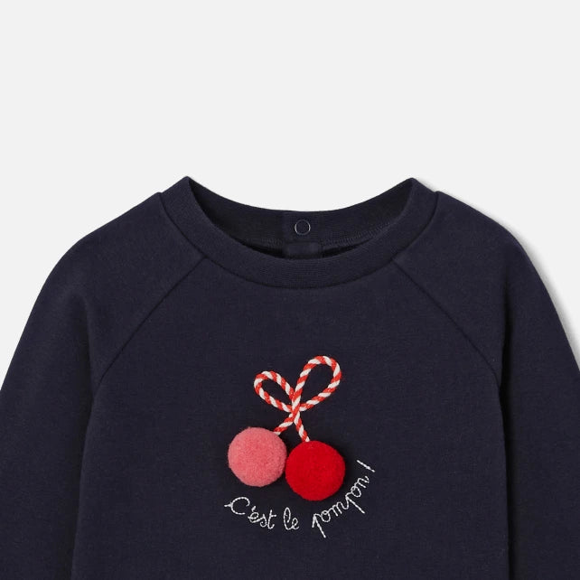Jacadi Sweat Ferme Alinelle Marine