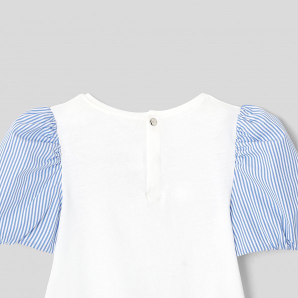 Jacadi T-shirt Alexandra -Blanc/Bleu